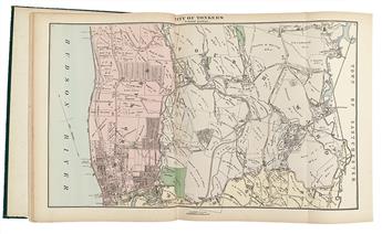 (NEW YORK CITY.) Hyde, E.B.; and Bien, Julius. Property Atlas of the City of Yonkers, N.Y.